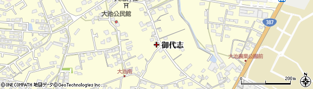熊本県合志市御代志1411周辺の地図