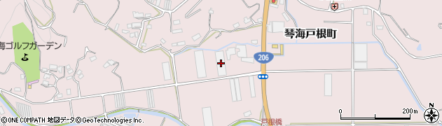 長崎県長崎市琴海戸根町2572周辺の地図