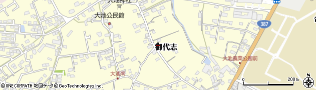 熊本県合志市御代志893周辺の地図