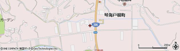 長崎県長崎市琴海戸根町2573周辺の地図