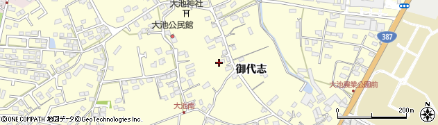 熊本県合志市御代志1409周辺の地図