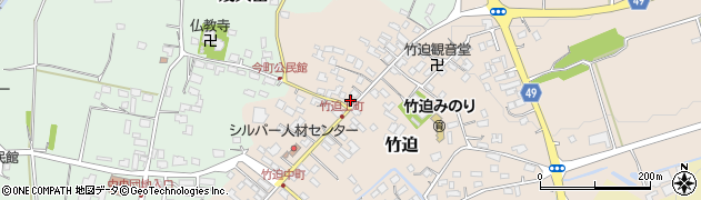 熊本県合志市竹迫1719周辺の地図
