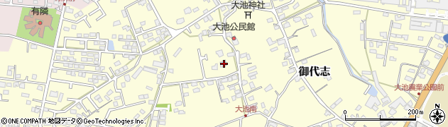 熊本県合志市御代志1424周辺の地図