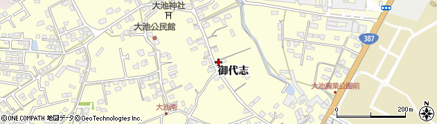 熊本県合志市御代志894周辺の地図