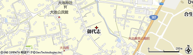 熊本県合志市御代志896周辺の地図