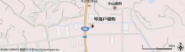 長崎県長崎市琴海戸根町2729周辺の地図
