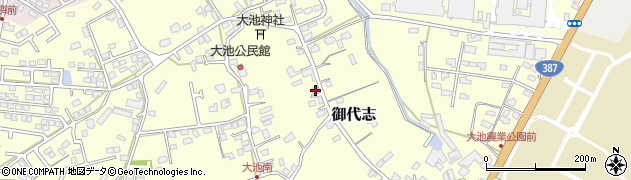 熊本県合志市御代志1402周辺の地図