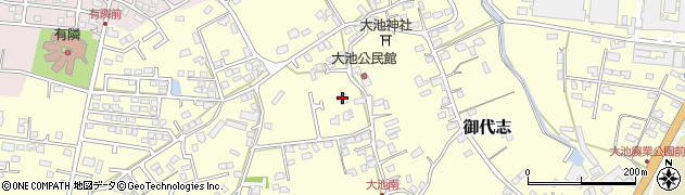 熊本県合志市御代志1361周辺の地図