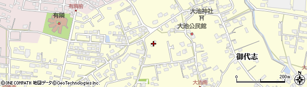 熊本県合志市御代志1350周辺の地図
