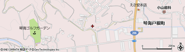 長崎県長崎市琴海戸根町1438周辺の地図
