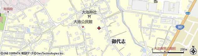 熊本県合志市御代志1399周辺の地図