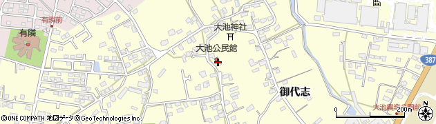 熊本県合志市御代志1379周辺の地図