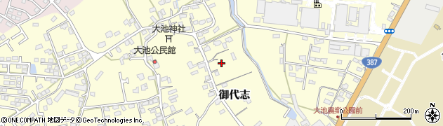 熊本県合志市御代志911周辺の地図