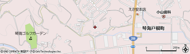 長崎県長崎市琴海戸根町1428周辺の地図