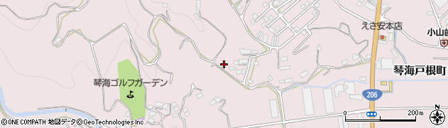 長崎県長崎市琴海戸根町1484周辺の地図