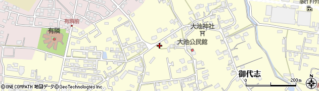 熊本県合志市御代志1353周辺の地図