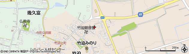 熊本県合志市竹迫1623周辺の地図