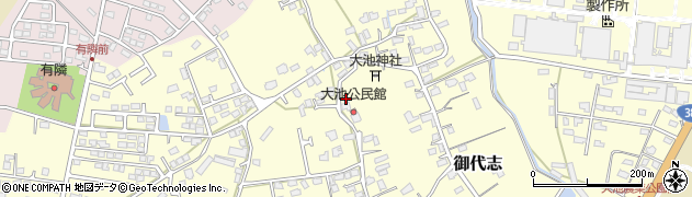熊本県合志市御代志1377周辺の地図