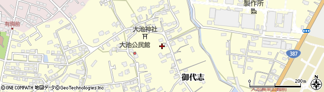 熊本県合志市御代志1398周辺の地図