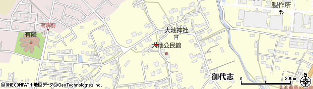 熊本県合志市御代志1364周辺の地図