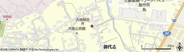 熊本県合志市御代志1397周辺の地図