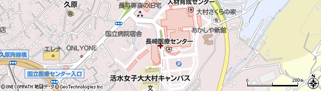 長崎医療センター周辺の地図