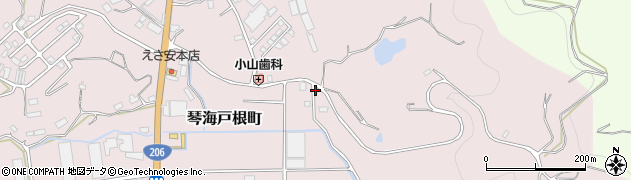 長崎県長崎市琴海戸根町2718周辺の地図