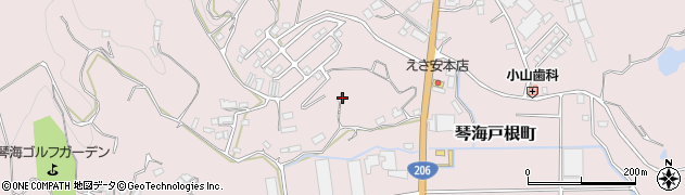 長崎県長崎市琴海戸根町1262周辺の地図