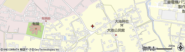 熊本県合志市御代志1261周辺の地図
