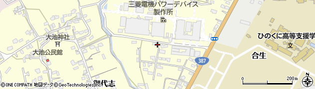 熊本県合志市御代志853周辺の地図