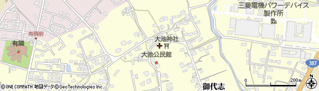 熊本県合志市御代志1372周辺の地図