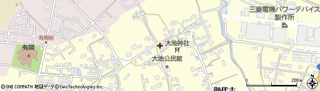 熊本県合志市御代志1370周辺の地図
