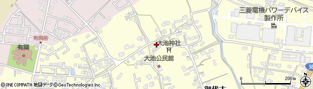 熊本県合志市御代志1371周辺の地図