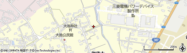 熊本県合志市御代志1152周辺の地図