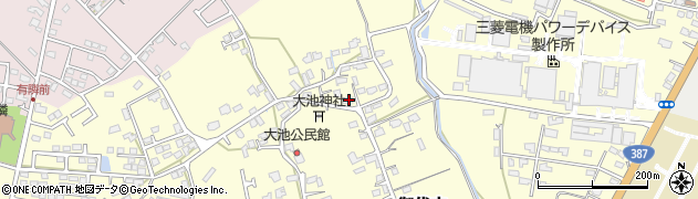 熊本県合志市御代志1166周辺の地図
