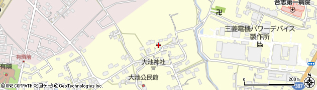 熊本県合志市御代志1243周辺の地図