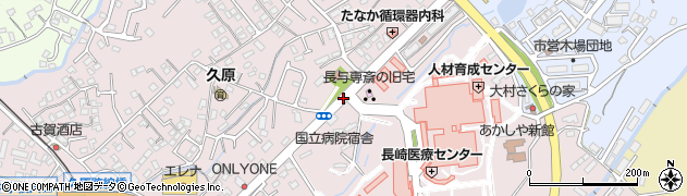 長崎医療センター前周辺の地図