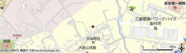 熊本県合志市御代志1168周辺の地図