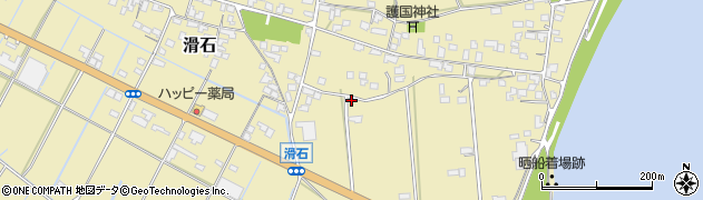 熊本県玉名市滑石2082周辺の地図