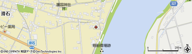 熊本県玉名市滑石2215周辺の地図