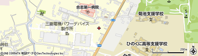 熊本県合志市御代志843周辺の地図