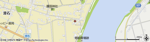 熊本県玉名市滑石2218周辺の地図