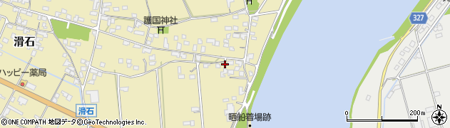 熊本県玉名市滑石2222周辺の地図