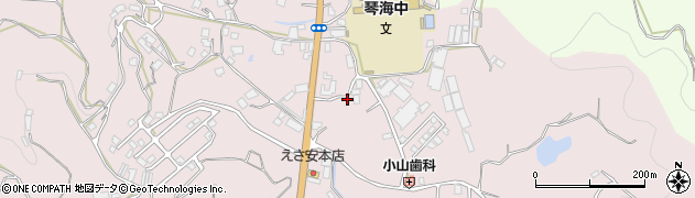 長崎県長崎市琴海戸根町2664周辺の地図
