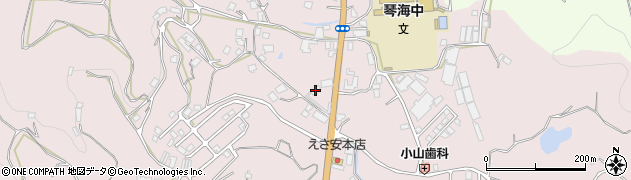 長崎県長崎市琴海戸根町1230-5周辺の地図
