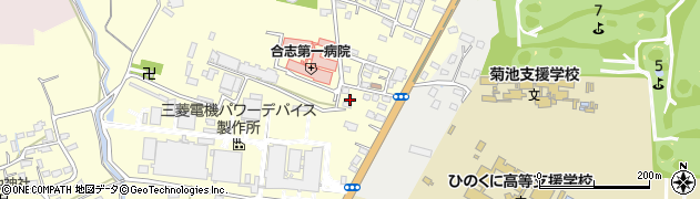 熊本県合志市御代志841周辺の地図
