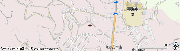 長崎県長崎市琴海戸根町1222周辺の地図