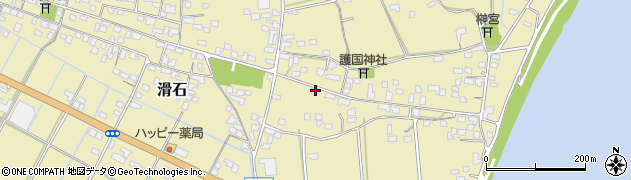 熊本県玉名市滑石1996周辺の地図
