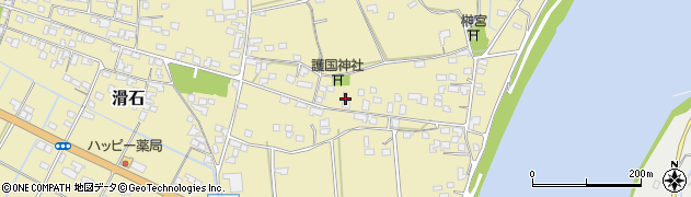 熊本県玉名市滑石1971周辺の地図