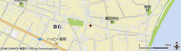熊本県玉名市滑石1988周辺の地図